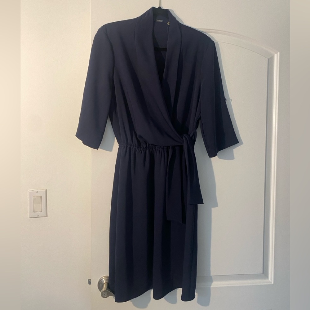 Ellie Tahari Blue wrap dress with tags
